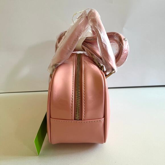 SAM EDELMAN NWT Elcie Pink Patent Leather Crossbody Bag + Dust Bag - Picture 5 of 11